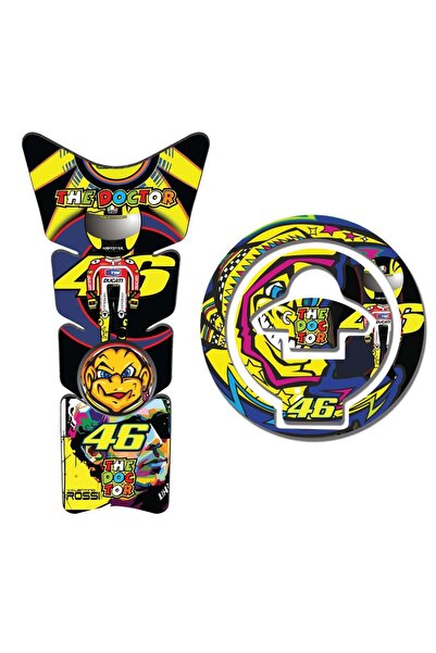 Redline Grafik YAMAHA MT-25 Rossi Tank Pad & Depo Kapak Pad