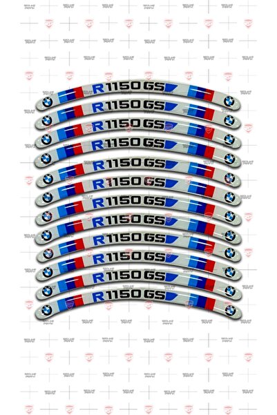Redline Grafik Bmw R1150 GS Damla Jant Şeridi