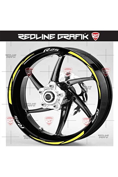 Redline Grafik Yamaha R25 Jant Şeridi