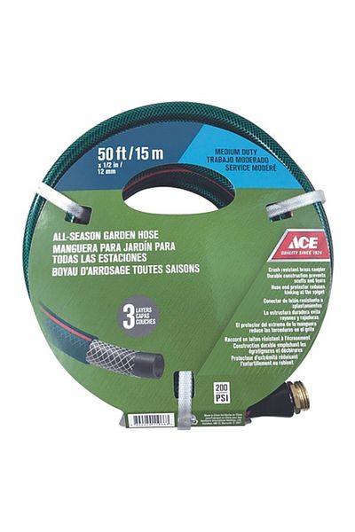 ACE Medium Duty Reinforced Garden Hose 1/2inch x 50ft