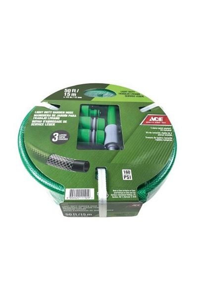 ACE Light Duty Quick Connect Garden Hose 1/2inch x 50ft 7599418