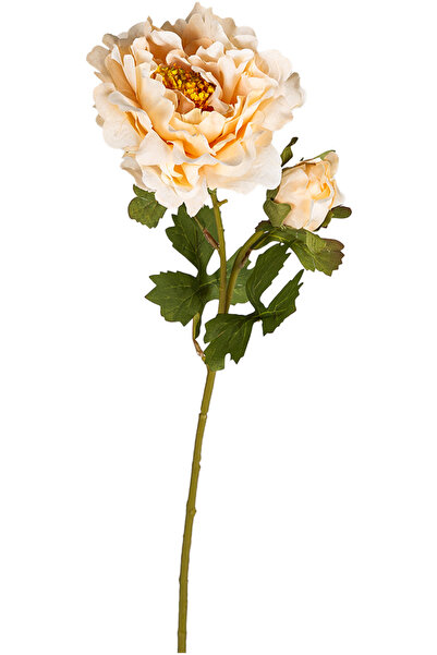 Herdekora Yapay Çiçek, Şakayık, Tomurcuklu, Krem - 60 cm