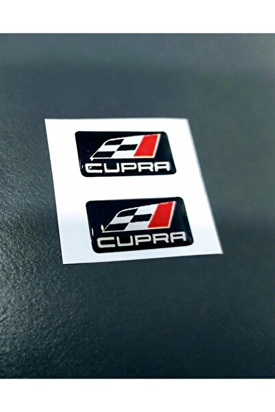 Redline Grafik Seat Cupra 3D Direksiyon Sticker 2 Adet