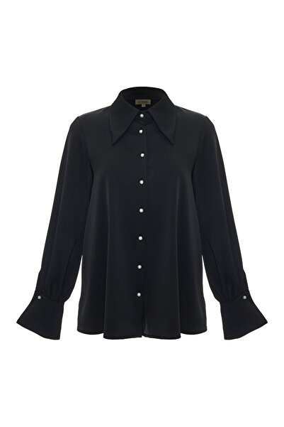 Aker SİVRİ YAKALI BLUZ