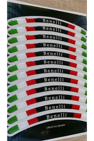 Redline Grafik Benelli Jant Şeridi