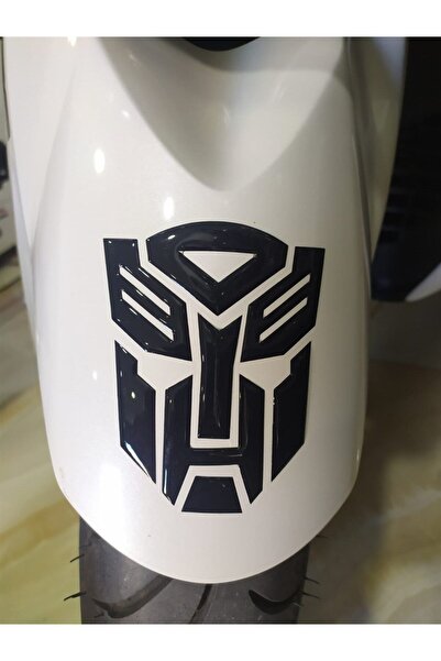 3M Transformers 3D Kabartmalı Siyah Sticker