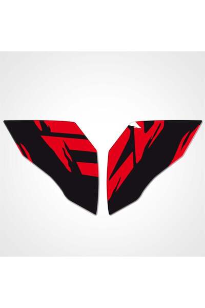 Redline Grafik Hero Xpulse Kırmızı Yan Pad Sticker