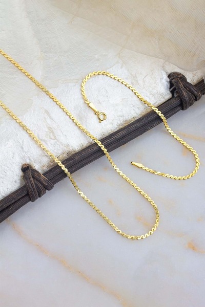 Else Silver 925 Ayar Zarif Halat Modeli Gümüş Zincir Kolye ve Bileklik Kombin