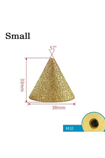 LIXIU 38mm 1pc Diamond Drill Bits Grinding Wheels Chamfering M10 Threaded Polishing Ceramic Tile Utility 3