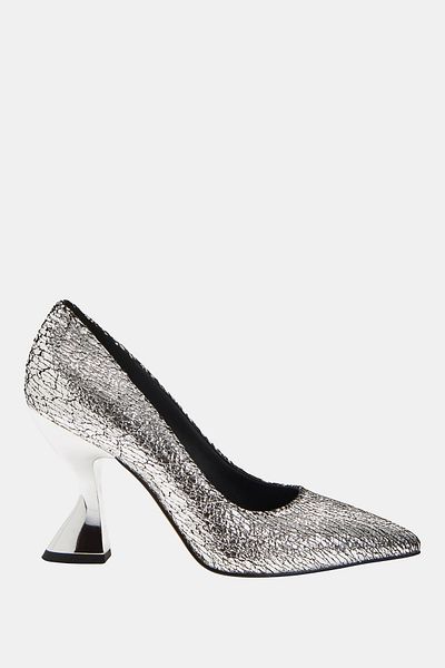 Katy Perry Pantofi cu toc argintiu pentru femei Laterr High Heel