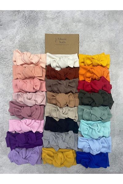 MinnieKids Set de 24 de bandane cu nervuri