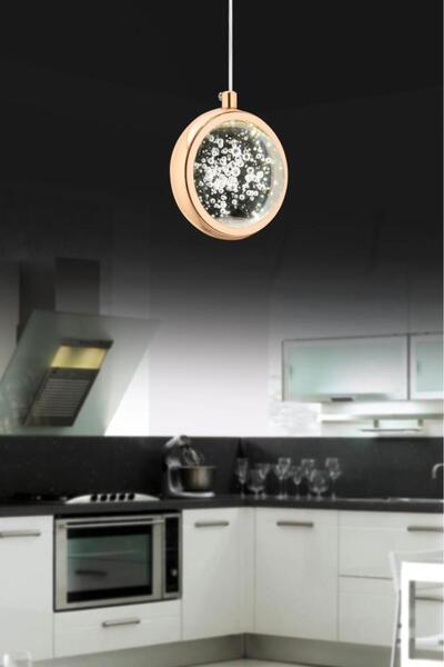 İstanbul Avize İstanbul Avize Dünya Tekli Gold Led Modern Lüx Ledli Avize