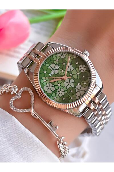 Ferrucci Çelik Kordon İyon Kaplama Kasa 30 Mt Suya Dayanıklı Kadın Kol Saati+...