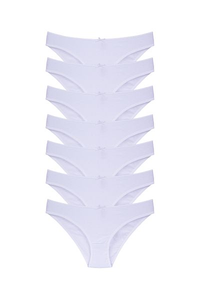 Merry Secret's Chiloți slip din 7 piese, flexibili, flexibili, din Lycra, multicolore