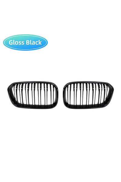 Choice Gloss Black For Bmw 1 Series F20 F21 Lci 120i 2016 2017 Double Slat Replacement Grille Car Front Bum