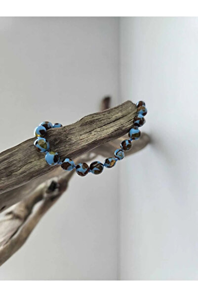 Combin Accessory Sakinleştirici Çocuk  Bileklik Mozaik Kehribar 16 cm - Uyku Düzeni - Rahatlatıcı