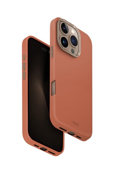 UNIQ Better By Design İphone 16 Pro Kılıf Lyden Serisi Deri Kaplama Magsafe Ö...