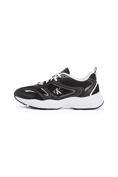 Calvin Klein Women's Eva Rubber Sole Mesh Black Sneaker Yw0Yw01807-0Gm