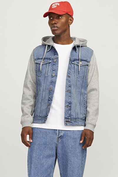 Jack & Jones Jean Jacket W Sweat Mf 204 Erkek Mont