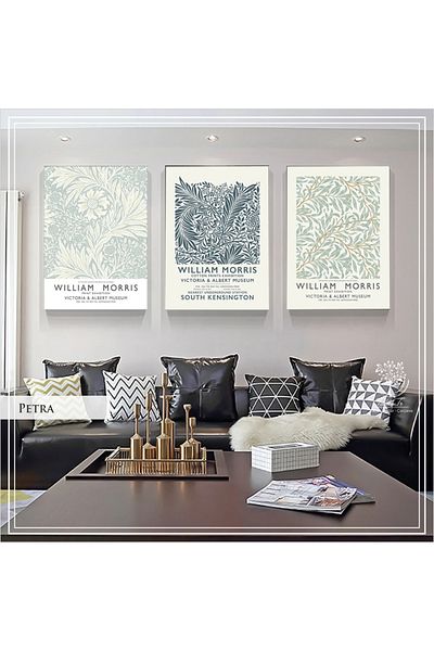 Tablomtr Μεταλλικός σκελετός Real Glass Τραπέζι Petra Σετ 3 τεμαχίων