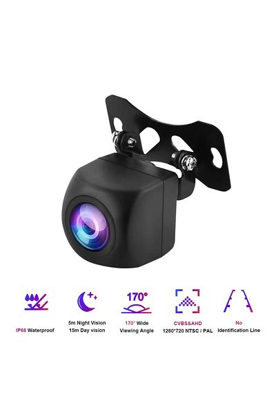 Choice 12 V CVBS and 5V 12V CCD Wide Angle HD Car Rearview Camera Rear View Video Vehicle Camera Backup Rev