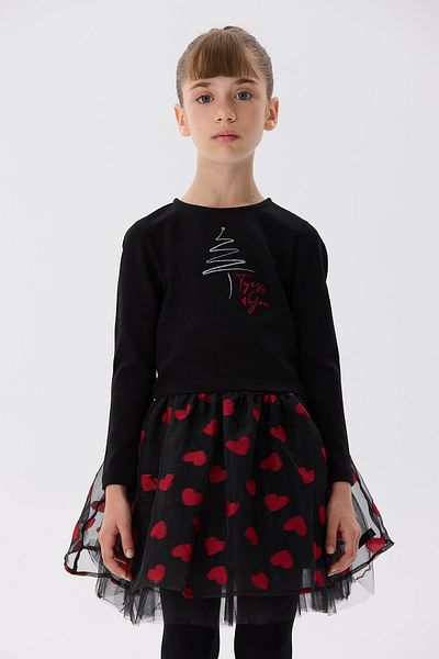 Tyess BG Store Pulover negru pentru fete