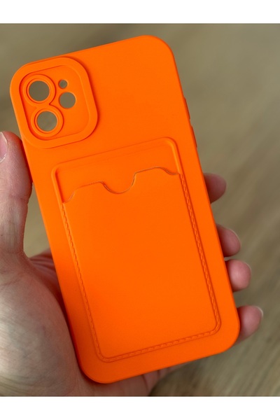 Fibaks Case for Apple iPhone 12 Case Soft Silicone Cover with Camera Lens Protection Back Card Holder Wallet