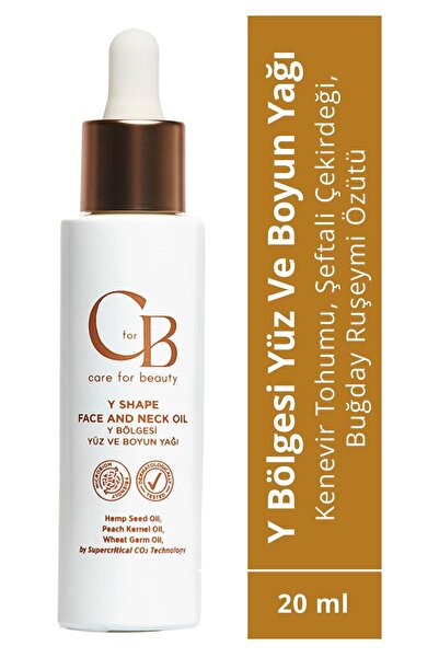 CforB Cosmetics Kenevir Tohumu Özlü Y Bölgesi Yüz Ve Boyun Yağı