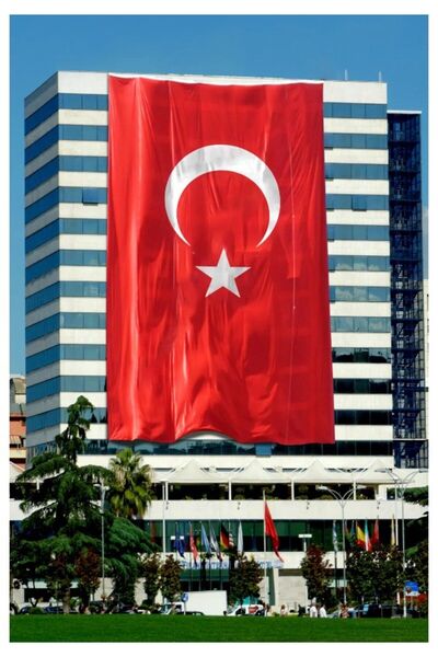 Genel Markalar Türk Bayrağı 400x600 cm - Raşel Kumaş 1. Kalite