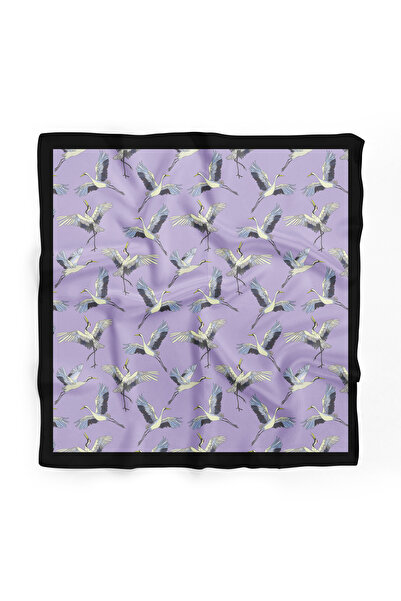 Modabutik Stork Desenli Bandana / Fular Dg0877_22 70x70