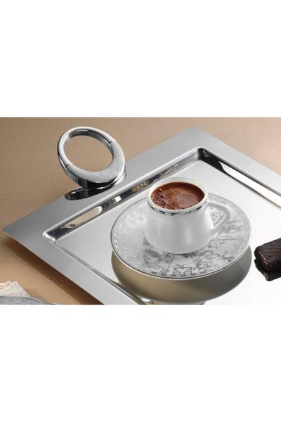 ÖzSa Home Tiamo Memory Coffee Premium - 18/10 Stainless Steel with Handles Promise Engagement Service