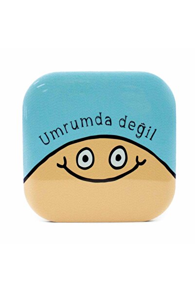 PALTO TASARIM قاعدة أكواب ذات سطح لامع من I Don't Care - قاعدة أكواب مطبوعة م...