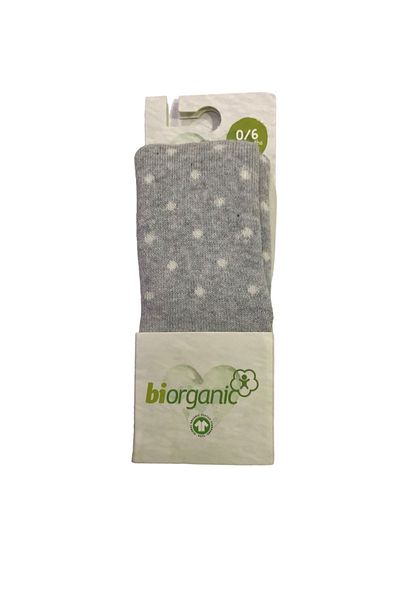 Bibaby منشفة وجه لطيفة من Biorganic جوارب طويلة 68415 رمادي