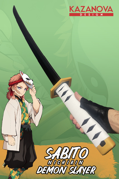 Kazanova Design Sabito Demonslayer Anime Katlanabilir Katana (98 CM)