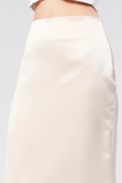 Bolivente Women's Midi Satin Skirt