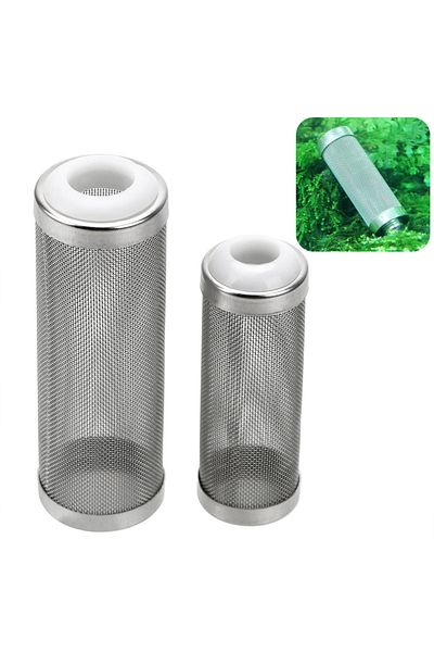 Choice L Silver Stainless Steel Filter S/l Size Aquarium Accessories Inflow Inlet Protect Special Shrimp Cy