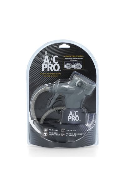 A/C Pro R-134A XL Gauge and Hose with Quick-Connect Coupler 24inch