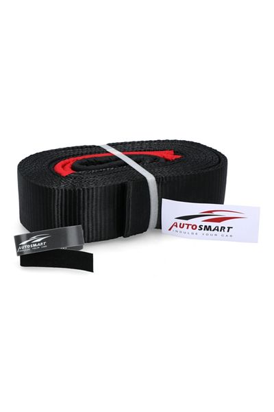AUTOSMART Heavy Duty Tow Strap for Car and Truck 3inch x 30ft