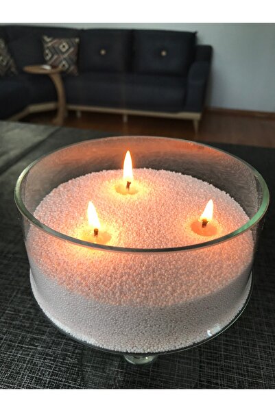 BlueDaisyCandle Inci Tozu Mum Exclusive ( 30 Adet Fitil Ile ) GUAVA Aromalı p...