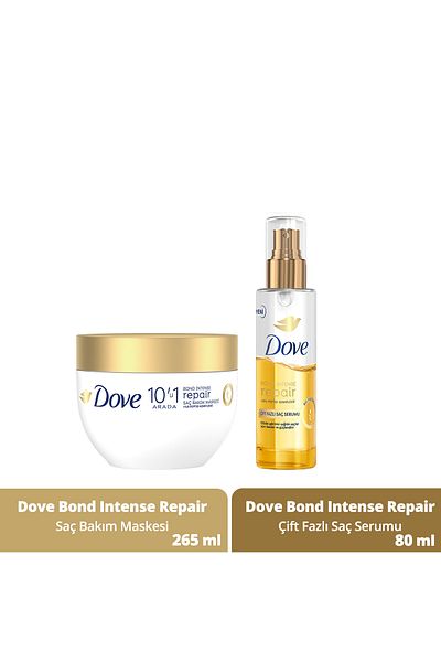 Dove 10 in 1 Hair Care Mask and Serum 265ml + 80ml