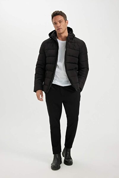DeFacto Men's Coat R0216Az/Bk27 Black