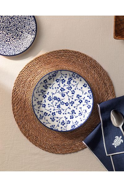 Madame Coco 21 cm Rêve Bleu Ange Dinner Plate