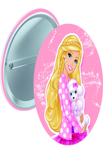 Barbie Yaka Ve Çanta Rozeti