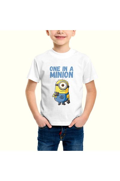 Built By Crazy Tricou unisex pentru copii One In A Minion