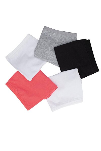 Arma Yıldız Pack of 5 Colorful Boxer Leggings for Girls - Cotton and Lycra