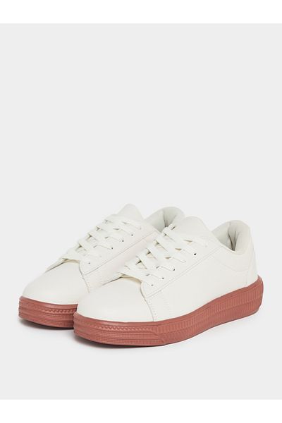 Styli Solid Gum Sole Sneakers