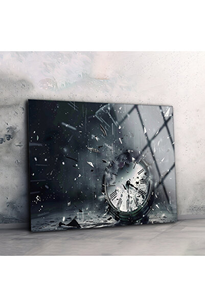 BV DEKOR Pictură abstractă pe sticlă, decor modern de perete, imprimare UV pe sticlă temperată ultra-rezistentă la rupere