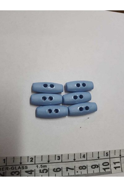Sena Yün Baby Blue Shepherd Button - Quality 6 Pieces