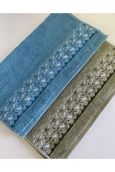 Lucy and Home Set 2 prosoape jacquard pentru maini, fata si bucatarie 40x60cm