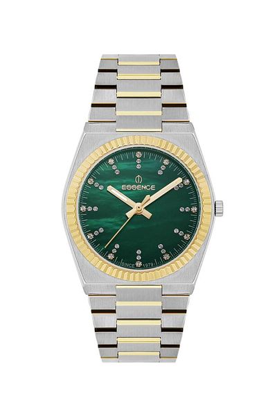 Essence Es6915Fe.270 Jewelled Design Steel Case Metallic-Gold Women's Wristwatch